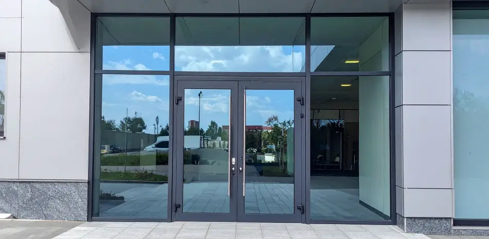commercial glass doors